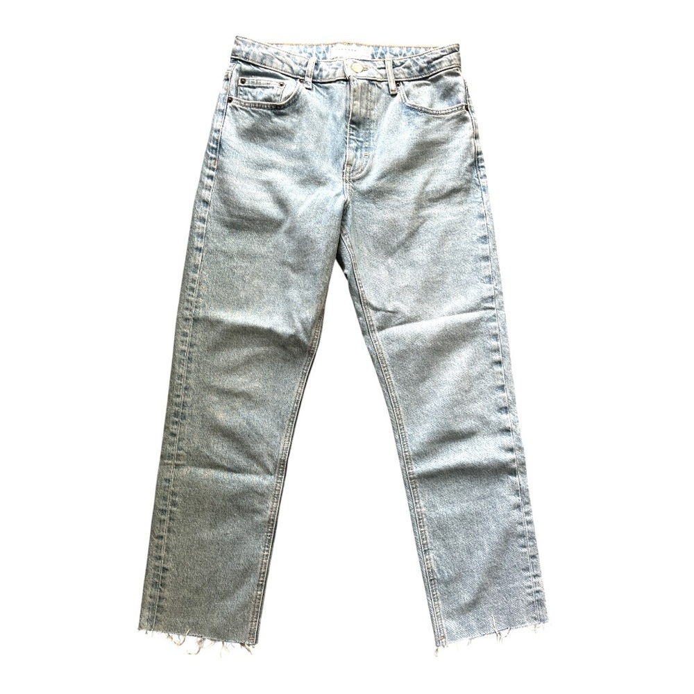 ASOS TopShop Straight Leg Light Wash Denim Jeans, Women’s Size 6